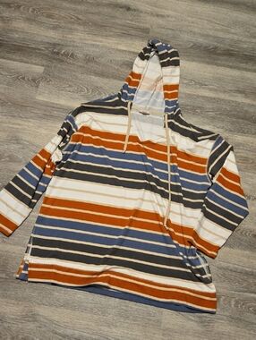 Lularoe Striped Eliza Top Sz 2X
